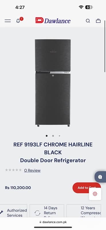 selling my refrigerator 0