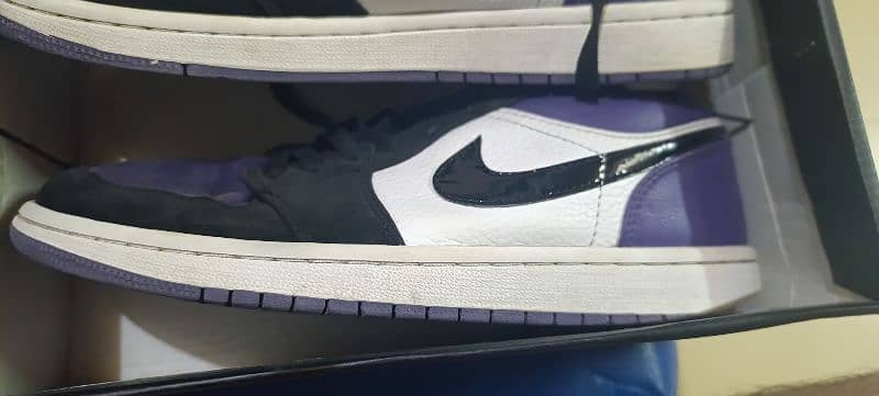 Air Jordan 1 low court purple/size 43//100% original/10/10 condition 2