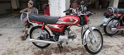 Honda CD70 2024 Model Punjab Registered