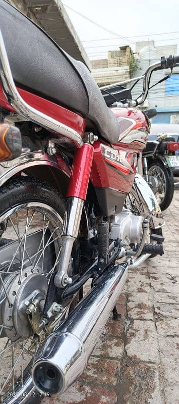 Honda CD70 2024 Model Punjab Registered 1