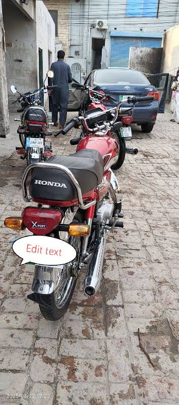 Honda CD70 2024 Model Punjab Registered 3