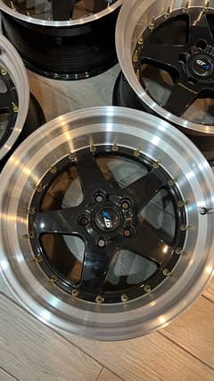 Rotiform Deep Dish 17 Inch Staggered Alloy Rims 114 PCD