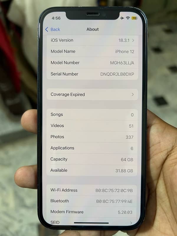 Iphone 12 64GB Non PTA 9