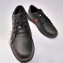 MEN's RUBBER CAUSAL SNEAKERS GU-BLACK