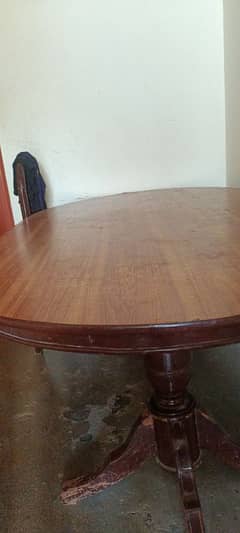 Wood dinning table