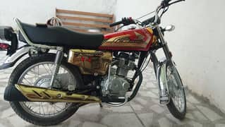 Honda cg 125 self start with read color condition new onley 1100km Dr