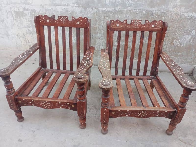 Used Wooden Sofas for sell 3