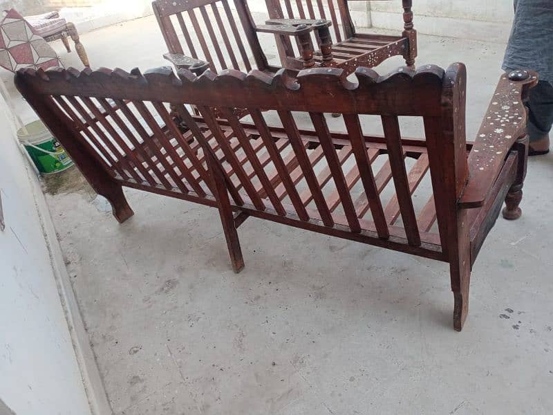 Used Wooden Sofas for sell 4