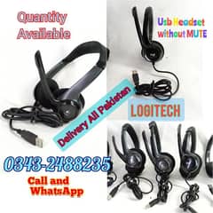 Usb Headphone with mic Logitech jabra Plantronic Sennheis h390 headset