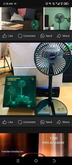 chargable fan