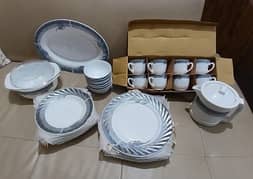 Marble dinner set 72 pieces