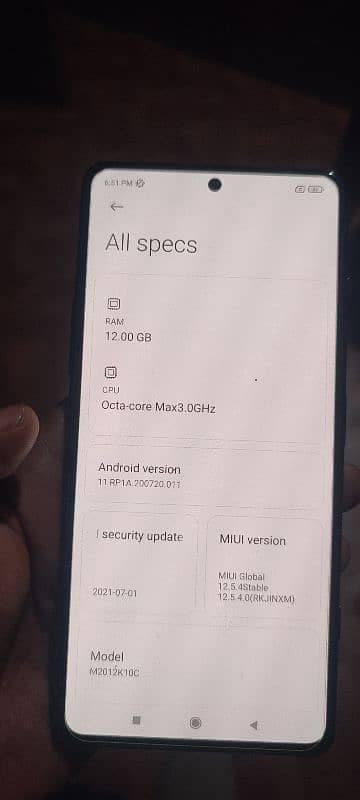 REDMI K40 12/256 GB 0