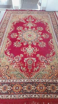 center carpet qaleen maroon printed