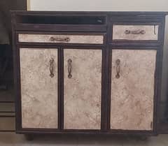 Computer table with mini cabinet for sale