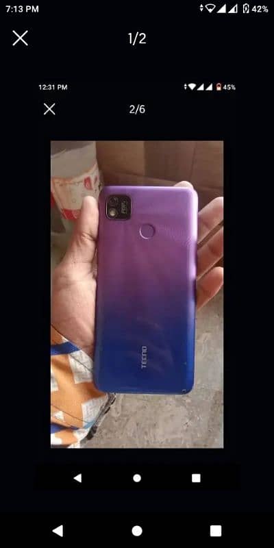 tecno pop 4. ram 2 gb rom32 1