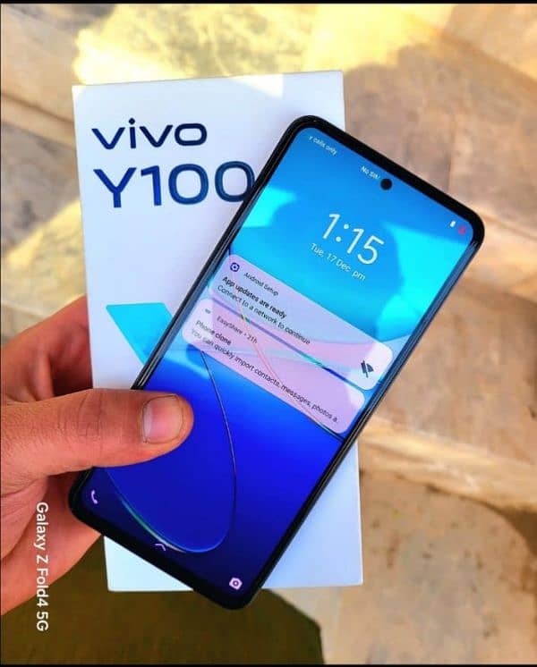 vivo y100  8+8 +256 gb complete box 2