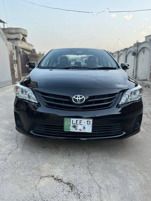 Toyota Corolla XLI 2013 Total Original paint brand new car 0