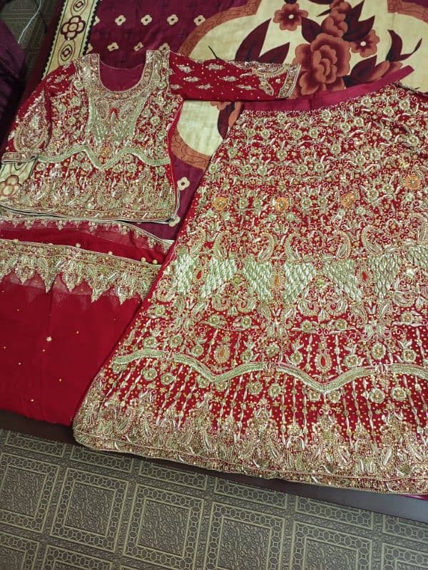 Beautiful Bridal Lehnga, wedding dress, bridal designer dress 3