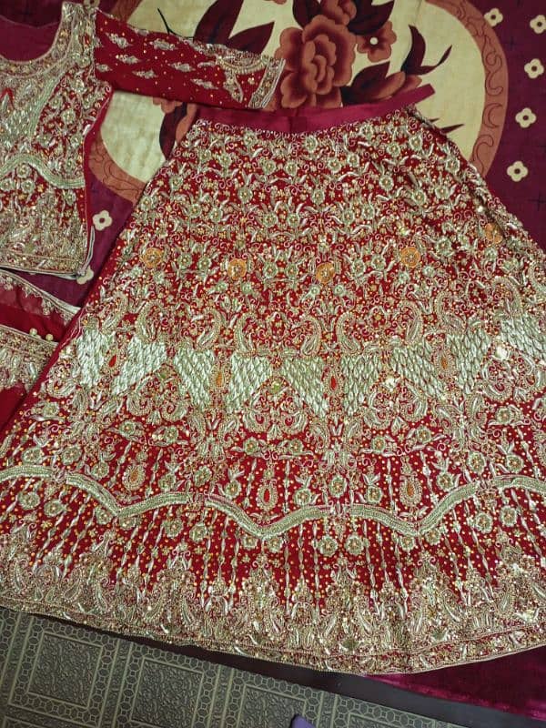 Beautiful Bridal Lehnga, wedding dress, bridal designer dress 4