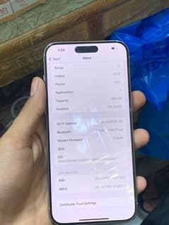 iPhone 15pro max condition 10/10 256gb battery 97 waterpack