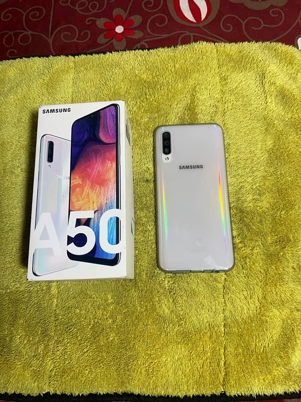 Samsung A50 6/128 With Box  Good  condition  no fault 2