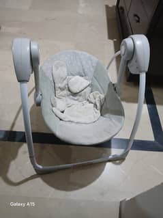 Baby Electric Swing with Soft Cushion – Gently Used