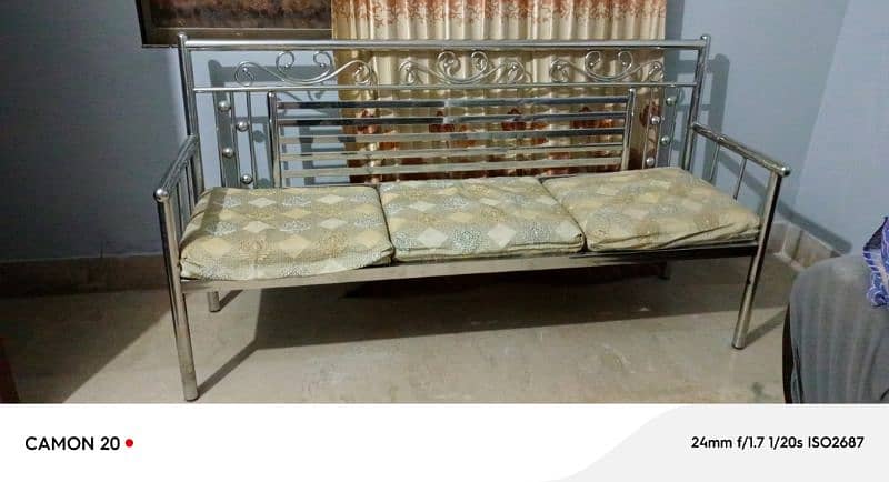 05 Seater Iron(SS) Sofa set 1