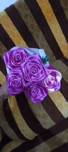 hand made ribbon bouquet