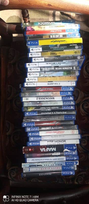 PS5 PS4 controllers x box one controller PS3 controller s and cds 4