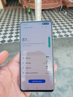 galaxy s10 plus 5g  8gb and 256gb