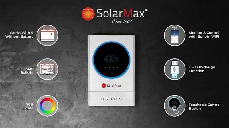 SOLAR MAX ORION 6 KW PV 7000 0