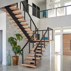 mild steel and , Iron spiral staircase , Curved Staircase , in Karachi