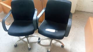 Two Used Computer chairs