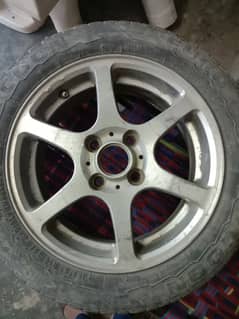 alloy rims and tires