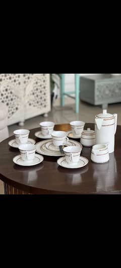 24 pcs bone china elegant tea set