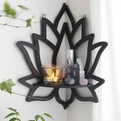 Lotus Shape wall Shelf | Modern wall Mounted Shelf