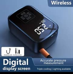 Rechargable Digital Car Air Pump Wireless - 30sec Automatic Filling