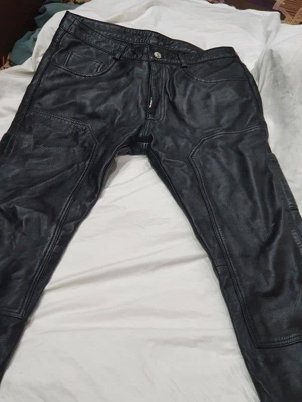 Genuiun Leather Jeans 0