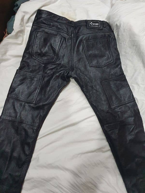 Genuiun Leather Jeans 1