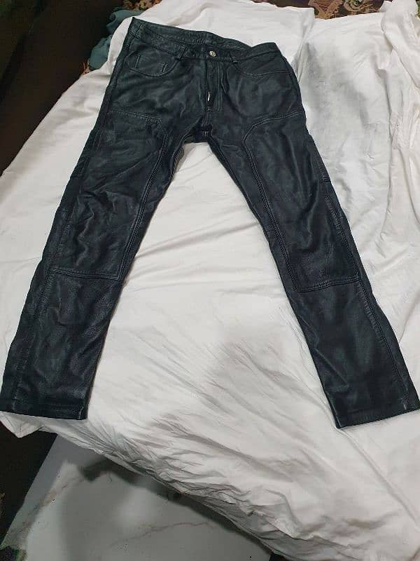 Genuiun Leather Jeans 2