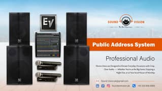 Public Address System|Conference System|Microphone|Sounds System