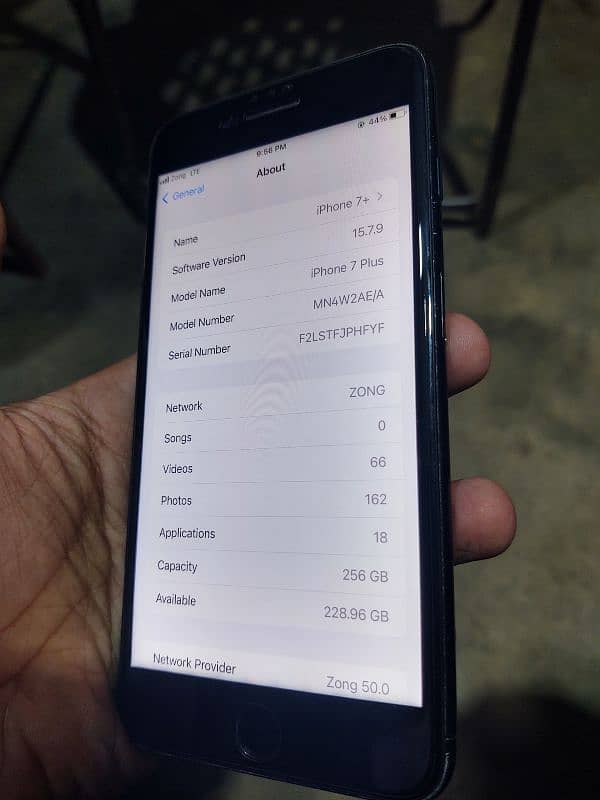 iphone 7 Plus  gb 256  PTA approve 1