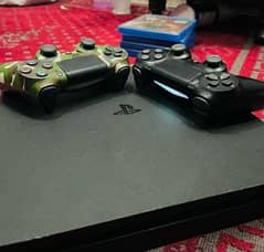 ps4 slim with 2 controllers