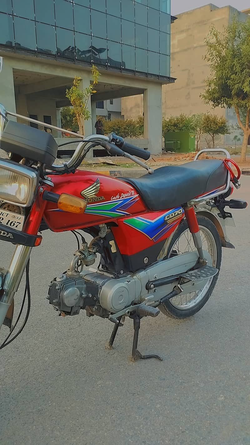 Honda CD 70 2012 (Neat Condition) + Free Helmet 5