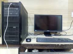 core i7 3 gen pc with Samsung monitor