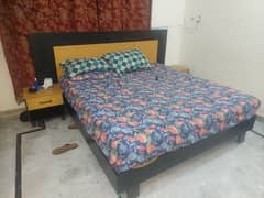 habbit brand double bed with dressing