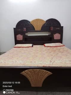 Used bed including metres