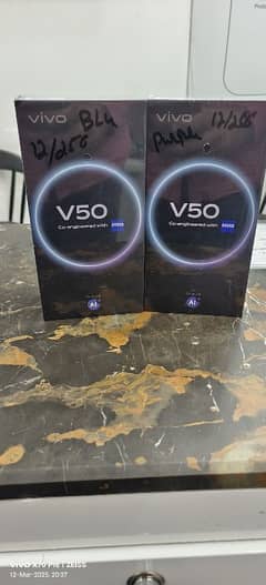 Vivo V50 Available stock Purple Blue