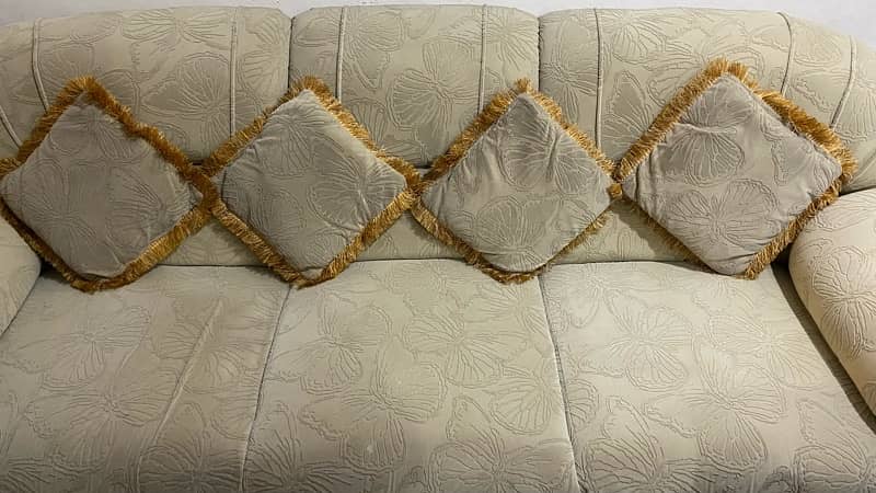 5 Seater Sofa Set with Velvet Fabric 1