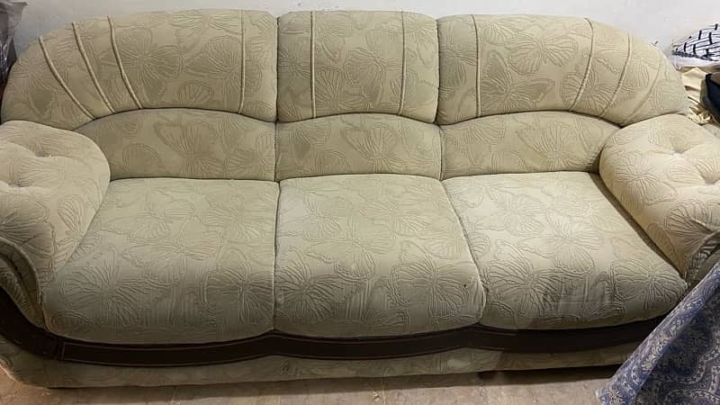 5 Seater Sofa Set with Velvet Fabric 4